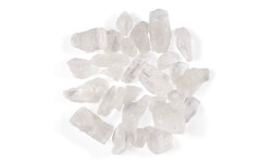 white sugar crystals